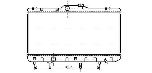 Радіатор TO2189 AVA