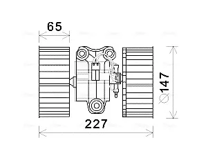 Вентилятора пічки BW8470 AVA