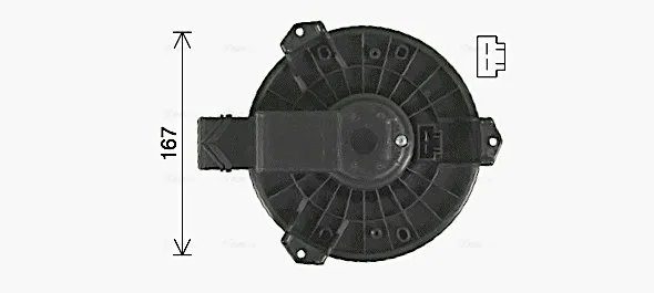 Вентилятора пічки HD8327 AVA