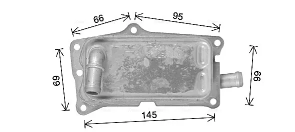 Радіатор охолодження, АКПП MS3752 AVA