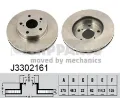 Гальмівні диски передні J3302161 Nipparts