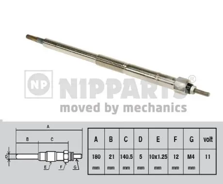 Свічка накалу J5711026 Nipparts
