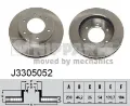 Гальмівні диски передні J3305052 Nipparts
