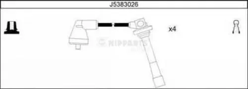 Високовольтні дроти J5383026 Nipparts