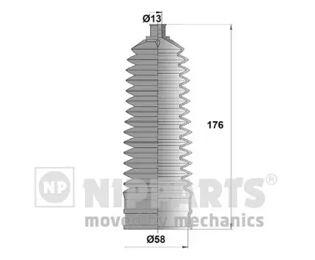 Пильник рульової рейки N2844028 Nipparts