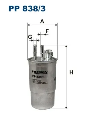Паливний фільтр PP8383 Filtron