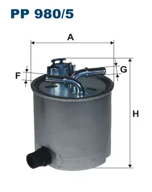 Паливний фільтр PP9805 Filtron