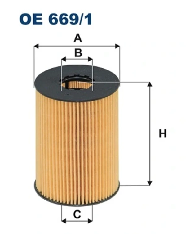 Масляний фільтр OE6691 Filtron
