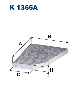 Фільтр салону K1365A Filtron
