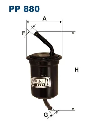 Паливний фільтр PP880 Filtron