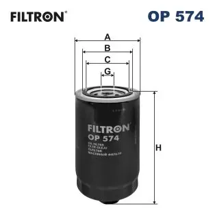 Масляний фільтр OP574 Filtron