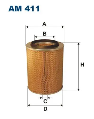 Повітряний фільтр AM411 Filtron