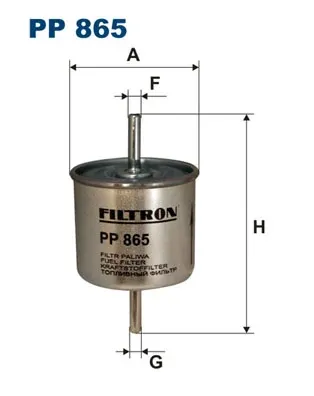 Паливний фільтр PP865 Filtron