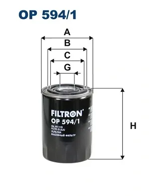 Масляний фільтр OP5941 Filtron