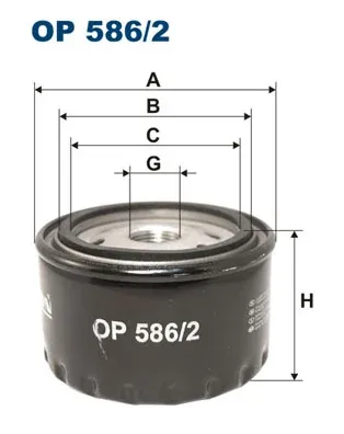 Масляний фільтр OP5862 Filtron