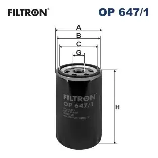 Масляний фільтр OP6471 Filtron