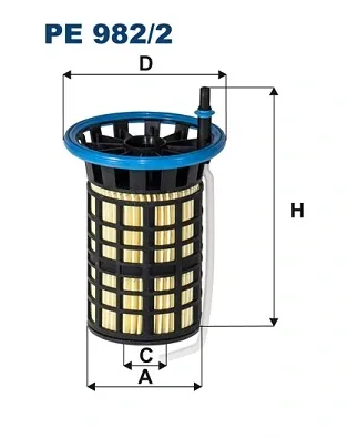 Паливний фільтр PE9822 Filtron