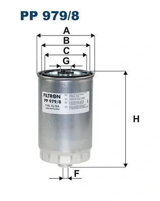 Паливний фільтр PP9798 Filtron