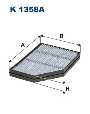 Фільтр салону K1358A Filtron