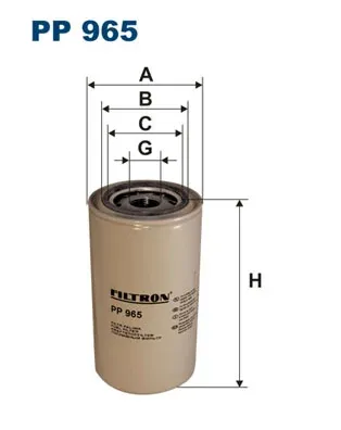 Паливний фільтр PP965 Filtron