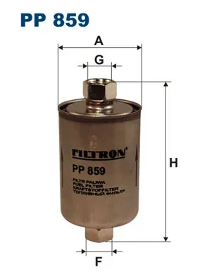 Паливний фільтр PP859 Filtron