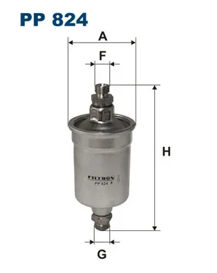 Паливний фільтр PP824 Filtron