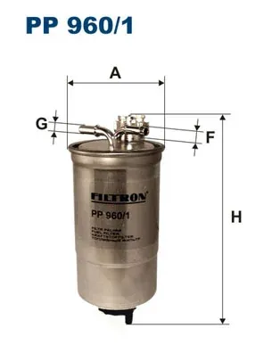 Паливний фільтр PP9601 Filtron
