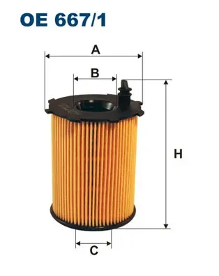 Масляний фільтр OE6671 Filtron