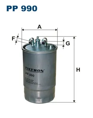 Паливний фільтр PP990 Filtron