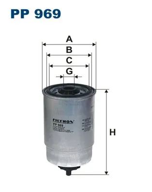 Паливний фільтр PP969 Filtron