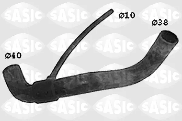 Шланг/патрубок радіатора охолодження, нижній SWH4186 Sasic
