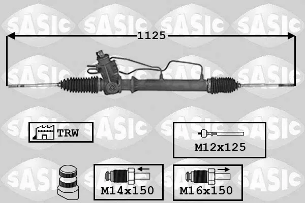 Рульова рейка 7176035 Sasic