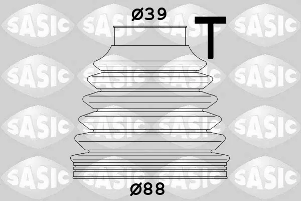 Пильник ШРУСа зовнішній 1900027 Sasic