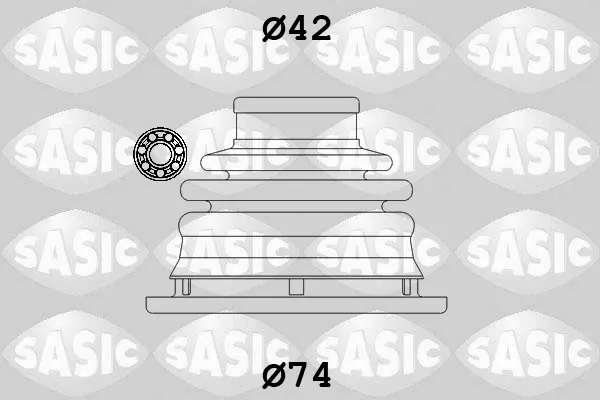 Пильник ШРКШа внутрішній лівий 4003470 Sasic