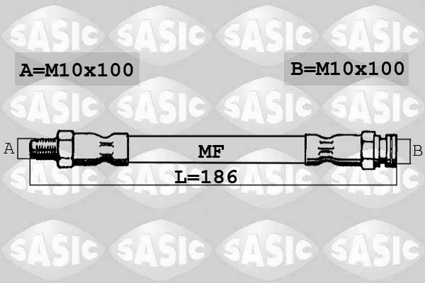 Шланг гальмівний задній SBH6311 Sasic