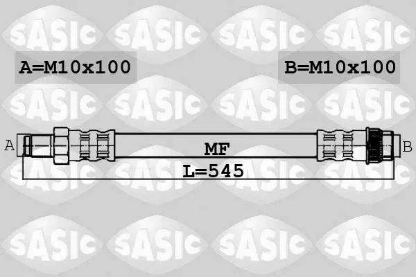 Гальмівні шланги передні 6606227 Sasic