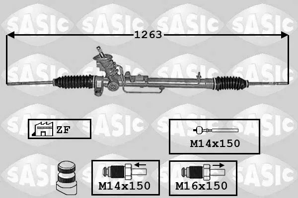 Рульова рейка 7006140 Sasic