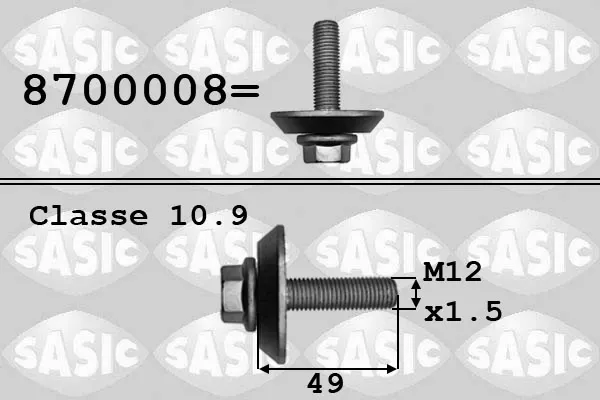 Болт колінвалу 8700008 Sasic