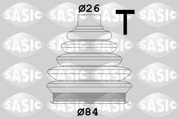 Пильник ШРУСа зовнішній 1900016 Sasic