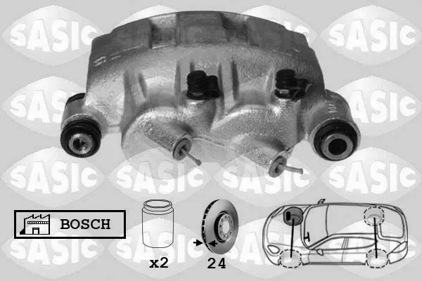 Супорт гальмівний передній правий 6504027 Sasic