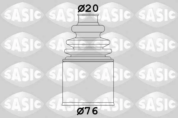 Пильник ШРУСа внутрішній 2873483 Sasic