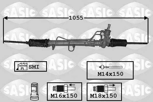 Рульова рейка 7006124 Sasic