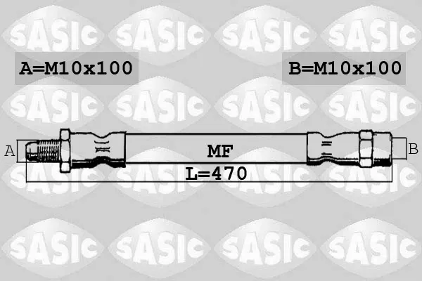 Гальмівні шланги передні SBH0180 Sasic