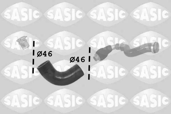 Шланг/патрубок интеркуллера 3334038 Sasic