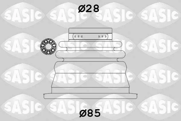 Пильник ШРКШа внутрішній лівий 4003451 Sasic