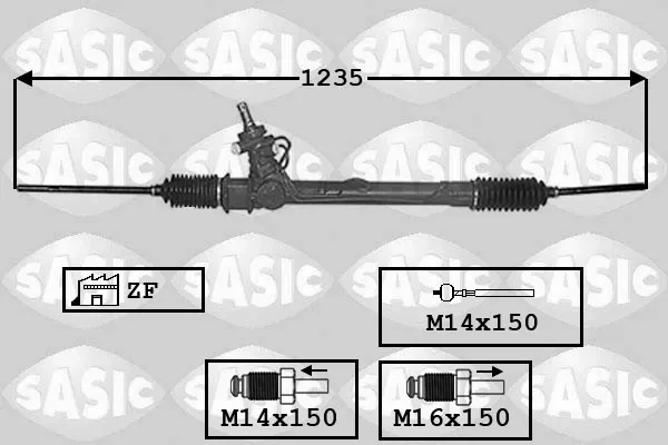 Рульова рейка 7006079 Sasic