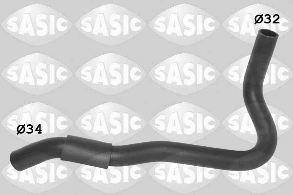 Шланг/патрубок радіатора охолодження, верхній 3406489 Sasic
