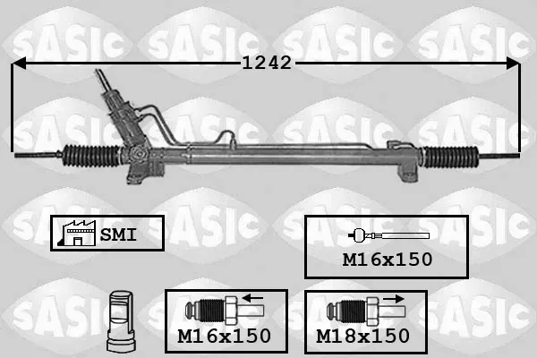Рульова рейка 7006130 Sasic