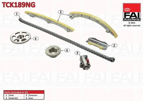 Комплект ланцюга ГРМ TCK189NG FAI