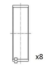 Вкладиші шатунні BB2082STD FAI